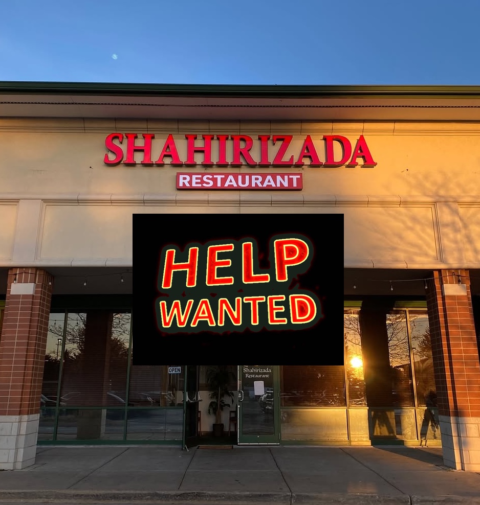 Napervildagi restoran quyidagi ish o'rinlariga taklif qiladi