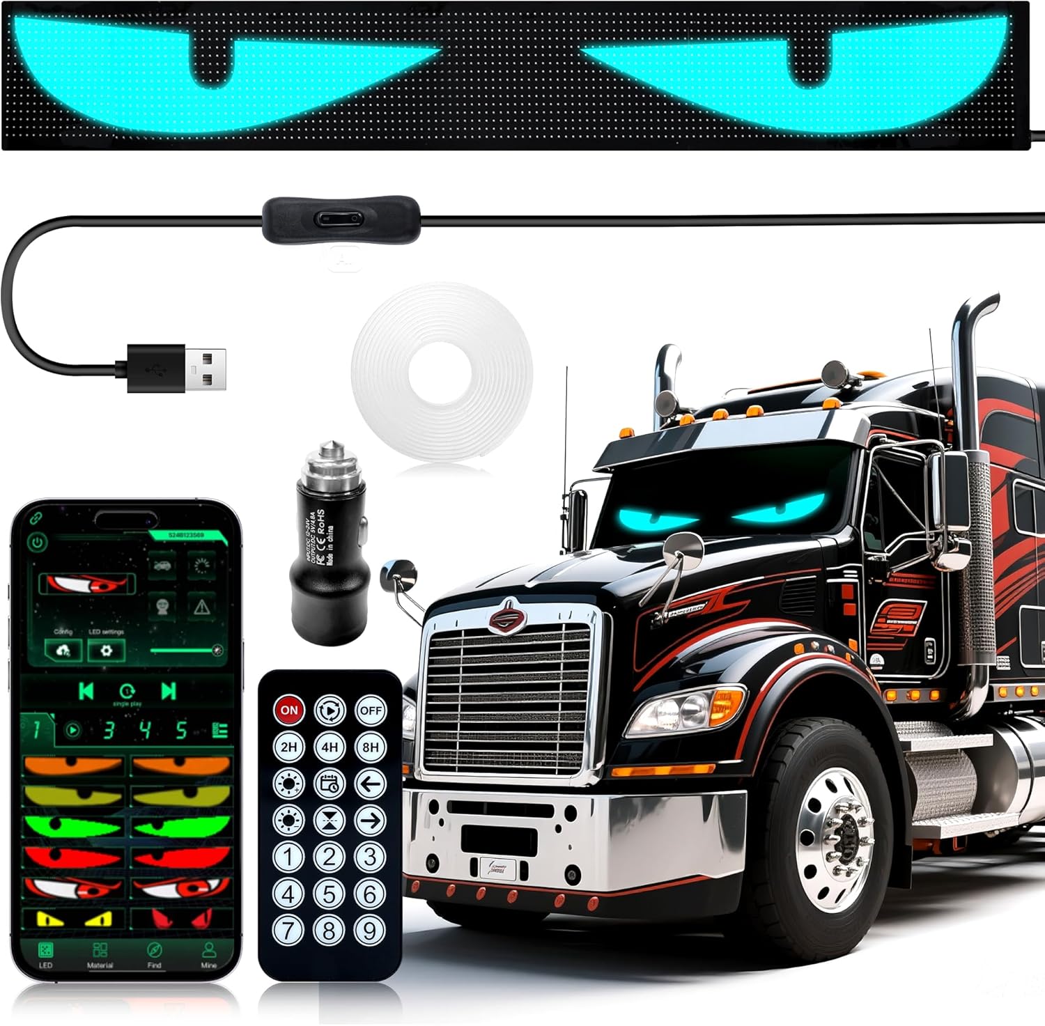 DEVNING KO'ZI LED CHIROQ MOSLAMASI