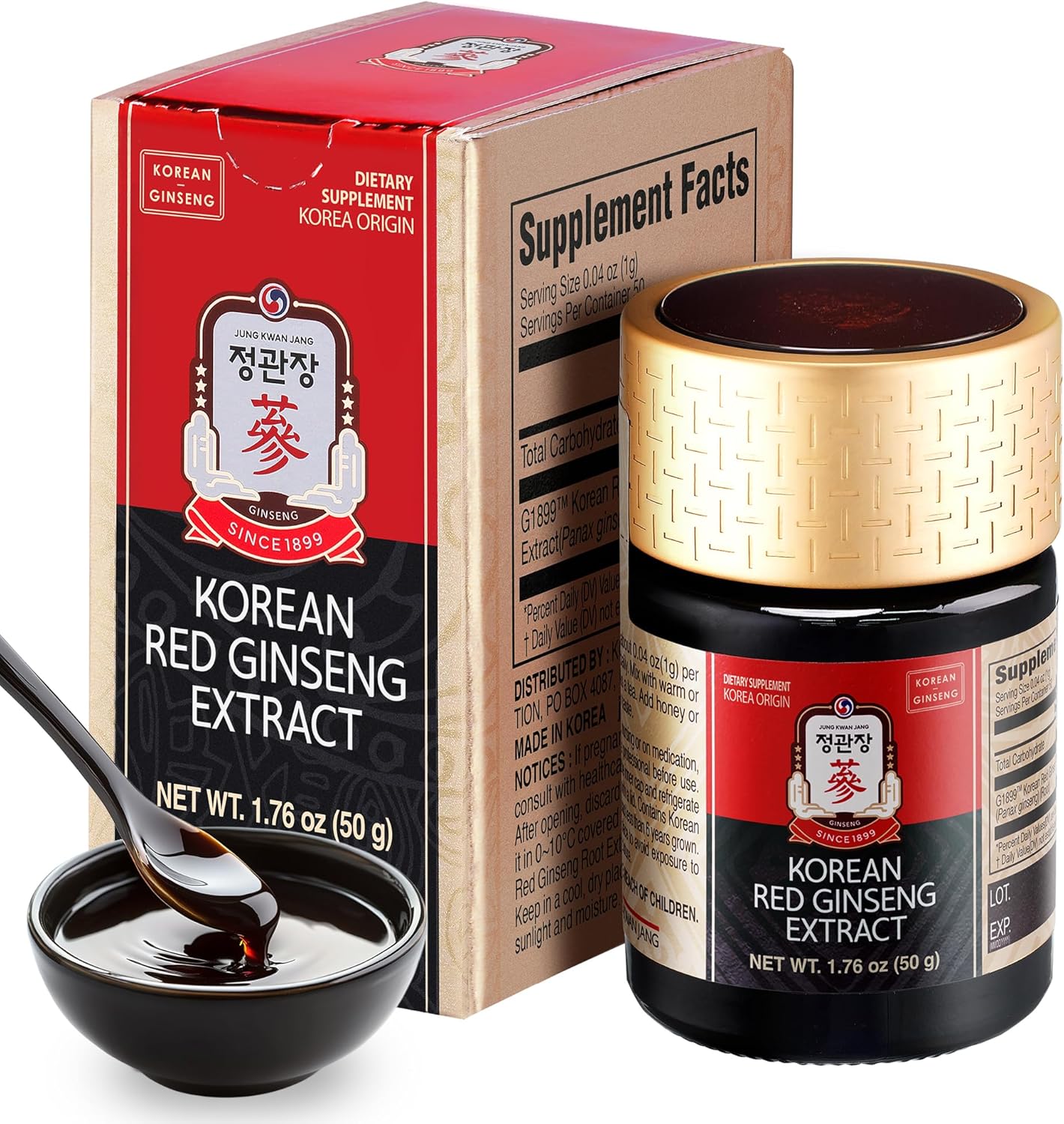 JUNG KWAN JANG koreys qizil Panax jinseng konsentrlangan ekstrakti