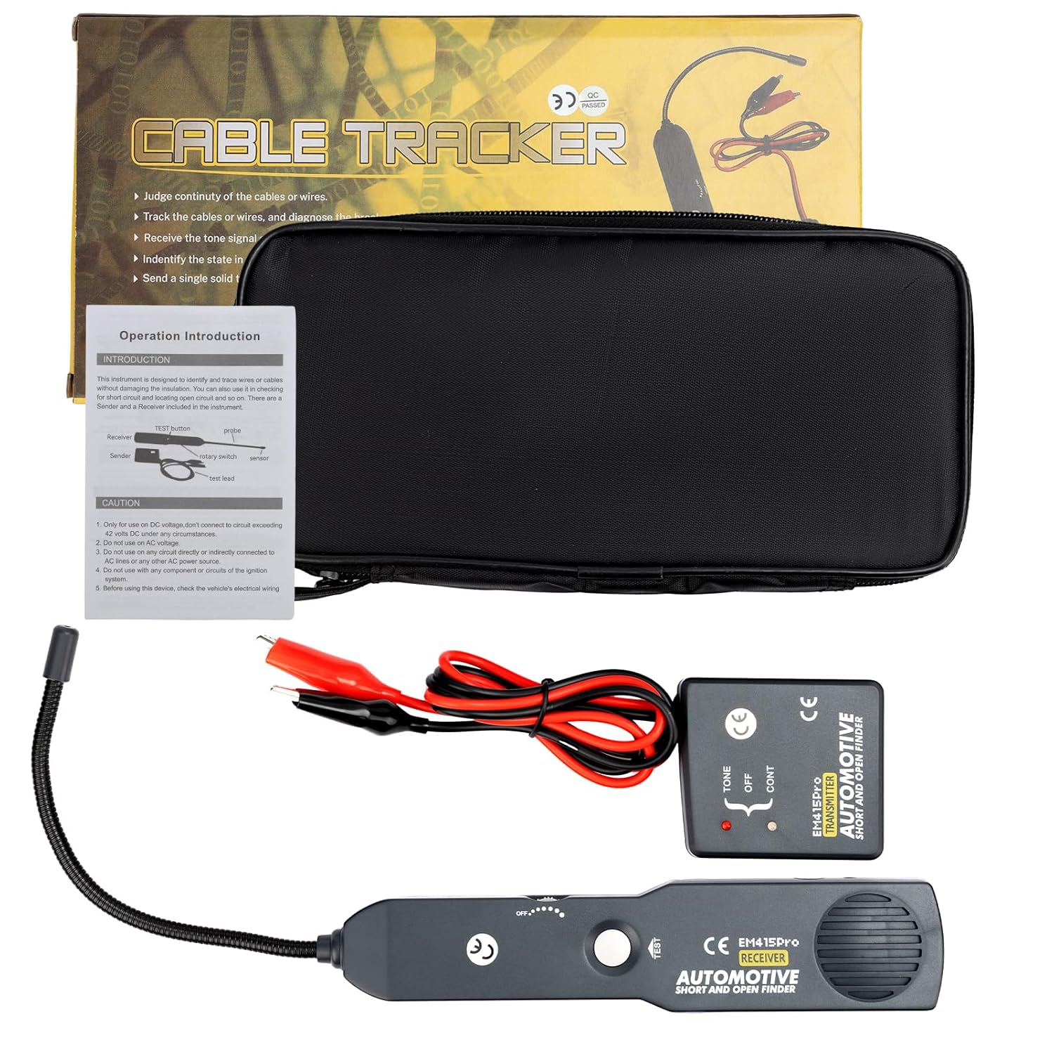 Trucktor kabel simlarida uzulgan yoki kuygan joylarini topish uchun