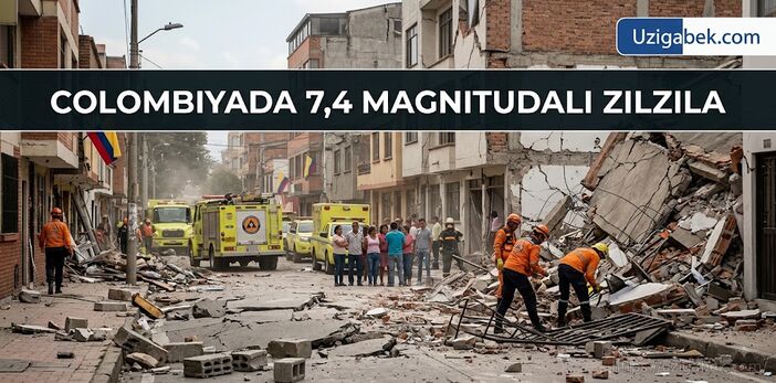 🇨🇴 Kolumbiyada 7,4 magnitudali kuchli zilzila: qurbonlar soni 200 nafardan oshdi